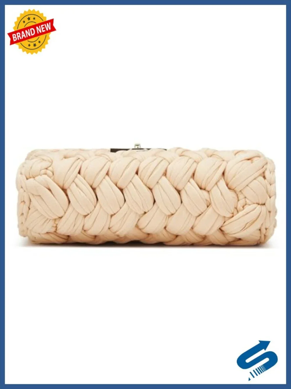 Handwoven Knit Tote Bag Crossbody Satchel Top-Handle Purse Shoulder Clutch